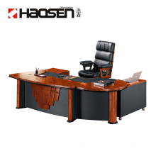 Modern semi circle office executive desk and chairs